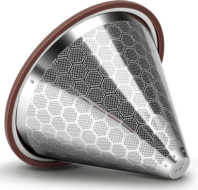Coffee Filters Perfect Compatible for Chemex 6,8,10 Cup Glass Coffeemaker,Suitable for Bodum & Hario V60,Reusable Stainless Steel Coffee Dipper -Best Coffee Maker and Bar Accessories