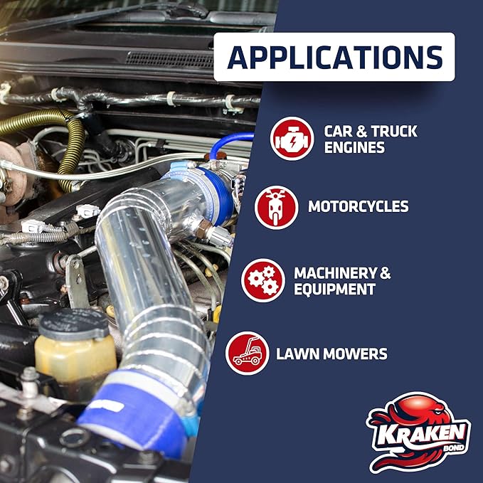 KRAKEN BOND Engine Cleaner Spray - (12x12.3 fl. Oz) Engine Degreaser for Engine Bay, Gunk, and Motor | 12 Pack