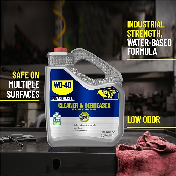 WD-40 Specialist Cleaner & Degreaser, Multi-Surface Cleaning Solution, One Gallon