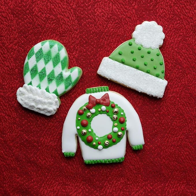 Mitten Cookie Cutter - Stainless Steel - Dishwasher Safe (Mitten 3 Piece)
