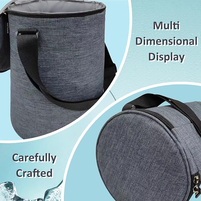 All-in-One Party Cooler Bag with Folding Design and Insulated Compartments -GETTOONE Ideal for Tailgating and Outdoor Events!