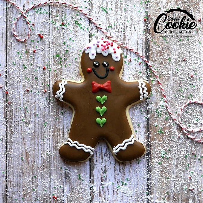 Gingerbread Man Cookie Cutter - Large, Premium Food-Grade Stainless Steel, Dishwasher Safe (Gingerbread Man (Large))