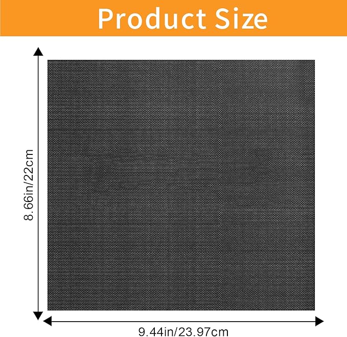 Reusable Liners for Toaster Oven Air Fryer 8.66×9.44 Accessories Compatible with Instant 10QT Air Fryer 4PCS Non-Stick Mats for Baking