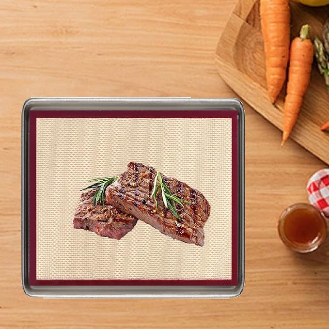 Reusable Silicone Liners For Ninja Air Fryers Ovens DT201/DT251, 3 PCS Rectangle Air Fryer Paper Liner, Accessories for Ninja Foodi Air Fryer Basket