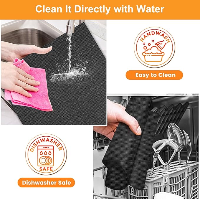 4-Pack Fiberglass Air Fryer Mats 11.81"x12.4" For Ninja SP101/SP201/SP301/DCT401/DCT402 Compatible Oven Liners for Bottom of OvenReusable & Heavy-Duty for Even Cooking