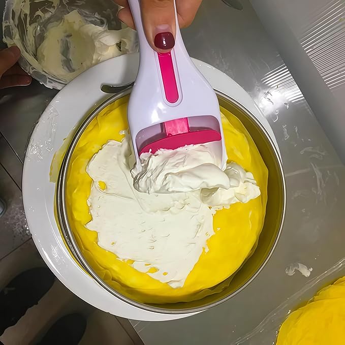 1pcs Cake Batter Distribution Scoop, One-Touch Sliding Button Dispenses Batter, Home Batter Dispenser Baking Tool