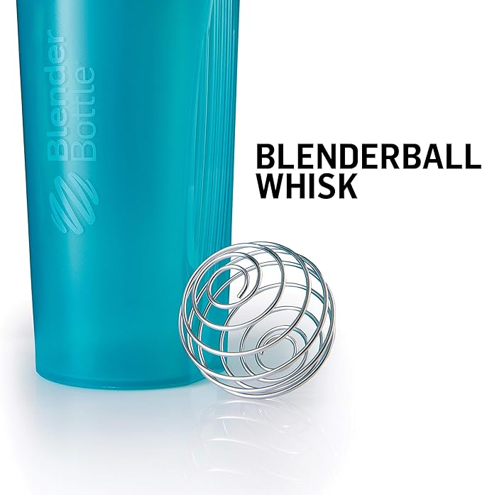 BlenderBottle Classic Shaker Bottle Perfect for Protein Shakes and Pre Workout, 28-Ounce (2 Pack), Pebble Grey
