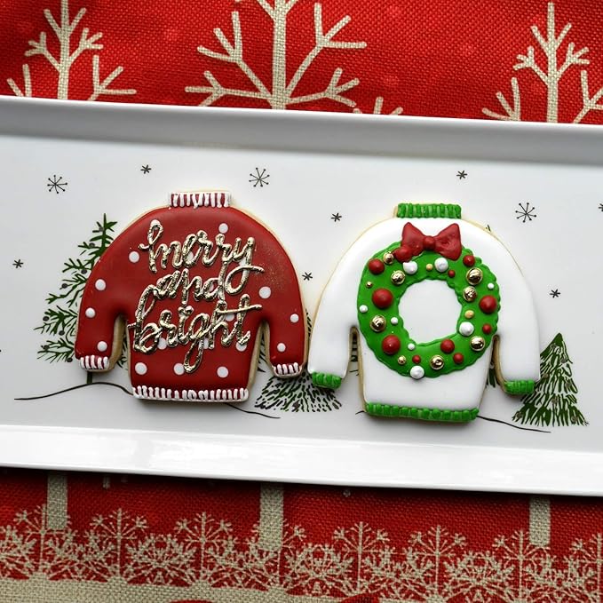 Christmas Sweater Cookie Cutter, Stainless Steel, Dishwasher Safe (Christmas Sweater)