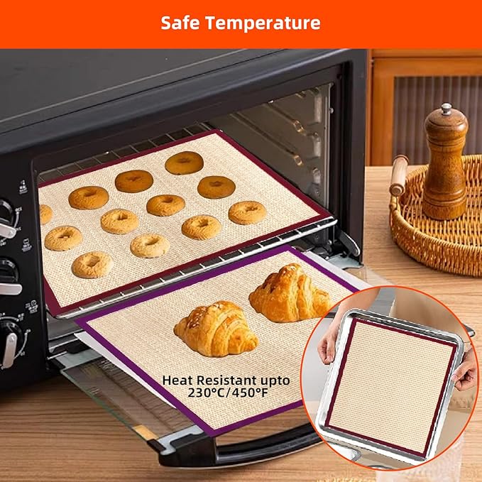 Silicone Air Fryer Liners For Ninja Flip Toaster Oven&Air Fryer SP301 SP201 SP101, Reusable Silicone Liners