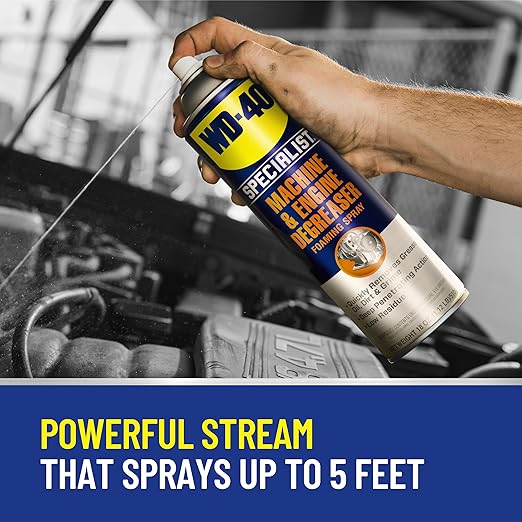 WD-40 Specialist Machine & Engine Degreaser Foaming Spray, 18 OZ [4-Pack]