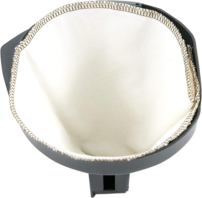 CoffeeSock ’The Original’ Reusable 100% Organic Cotton Coffee Filters - 2 pk Cone #4 Filters | Coffee Sock Cloth Drip 4 Coffee Filter | Organic Cotton Alternative - Zero-Waste & Eco-Friendly - C4