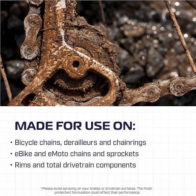 Speed Clean Bike Chain + Drivetrain Degreaser – Spray Cleaning for Bicycles & Electric Bikes – Quickly Removes Grease, Dirt & Grime