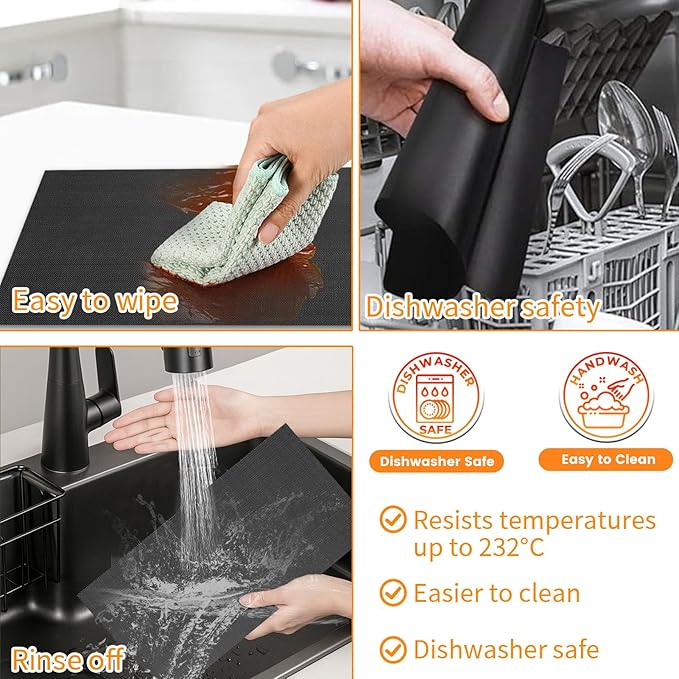 4-Pack Fiberglass Liners for Ninja Air Fryer Pro XL 6-in-1 AF181, 8.39"x8.74" Reusable and Versatile Replacement for Ninja Air Fryer Parchment Paper Heat-Resistant Non-Disposable