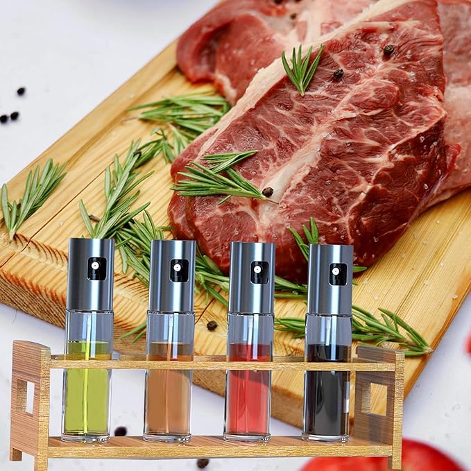 Oil Sprayer for Cooking,Olive Oil Spritzer,Olive Oil Spray Bottle for Salad, BBQ, Kitchen Baking, Roasting (100ml) (2)