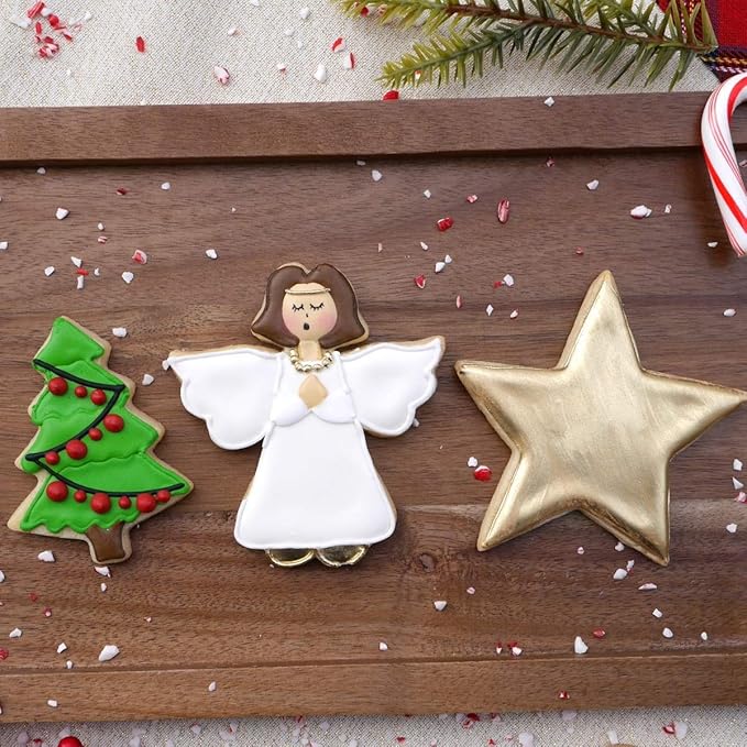 Angel Cookie Cutter, Premium Food-Grade Stainless Steel, Dishwasher Safe