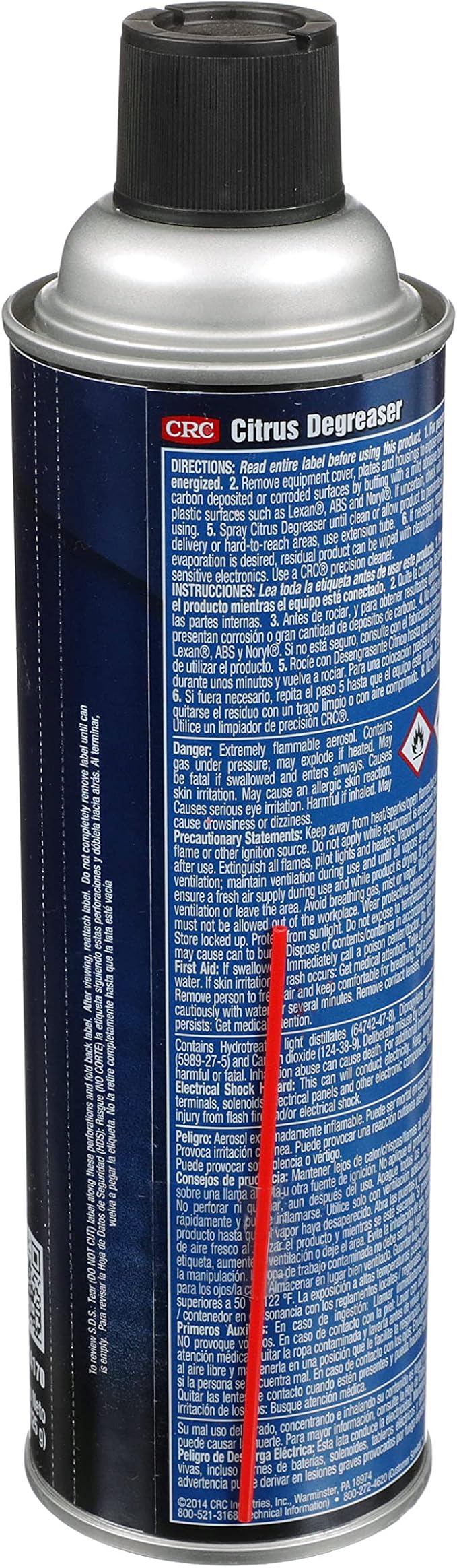 CRC Citrus Degreaser 14170 – 15 Wt Oz., Heavy Duty Citrus Degreaser For Removing Grease and Oil