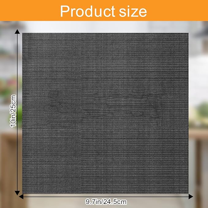Oven Liners for Bottom of Oven, 10"x9.7" Reusable Non-Stick Heat Resistant Toaster Liners Toaster Mat for Chefman TurboTouch Easy View 8 QT Air Fryer, 4 Pack