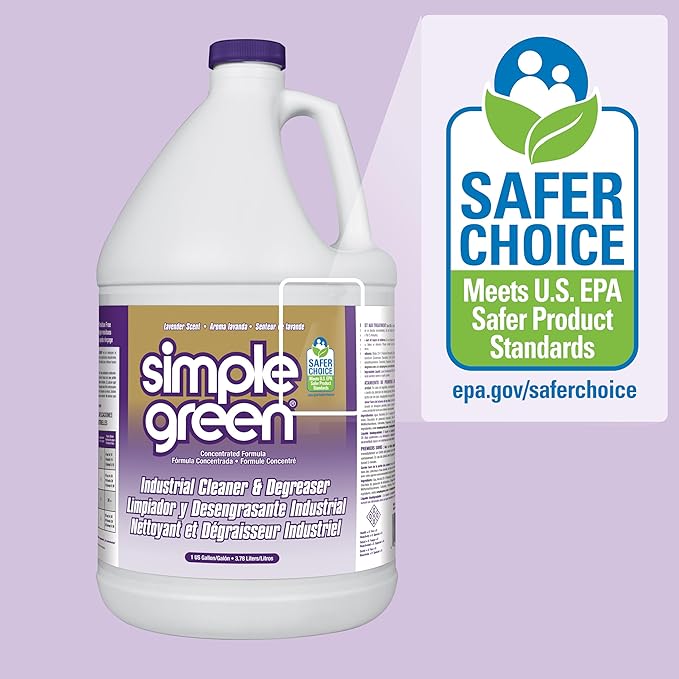Simple Green Industrial Cleaner and Degreaser 1 Gal. MPF Micro-Particulate Fractionalization™ Lavender Scent