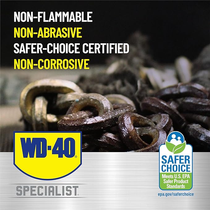 WD-40 Specialist Cleaner & Degreaser, Multi-Surface Cleaning Solution, Great for cleaning grills and grill parts, 32 OZ [Non-Aerosol Trigger]