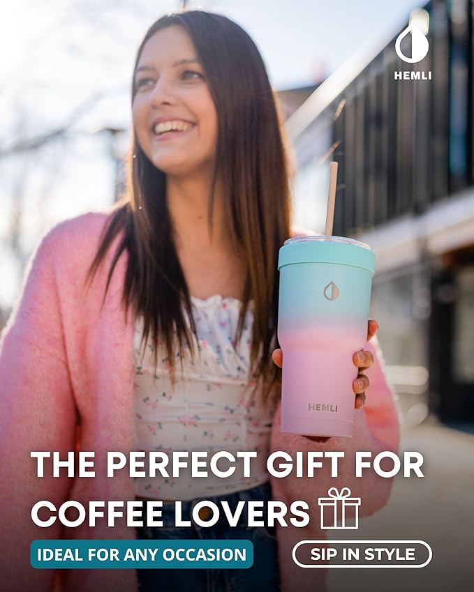 Universal Ice Coffee Sleeve Insulator - Insulated Iced Coffee Holder To Go, Insulated Cup Holder for Starbucks Dunkin Donuts McDonalds, Reusable Coffee Sleeve (Blue China)