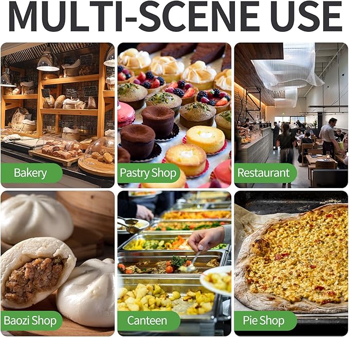 Multifunctional Stuffing Mixer, 33Lbs Automatic Dry and Wet Food Mixer, 110V 400W Stainless Steel Stirring Machine For Various Fillings, Dumpling Stuffing, Salads, Dry Powders, Commercial Food Mixer