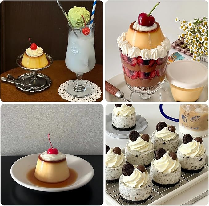 Silicone Muffin Tray for Air Fryer 1Pcs, 4-Cups Nonstick Muffin Pans with Carrying Handle, Silicone Cake Pans for Baking Cupcakes Pudding Dessert Quiches Tart, Grey