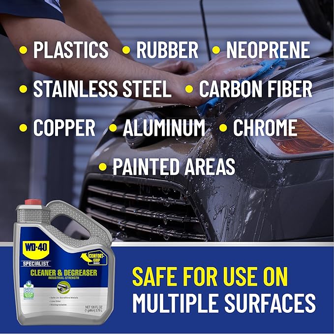 WD-40 Specialist Cleaner & Degreaser, Multi-Surface Cleaning Solution, One Gallon