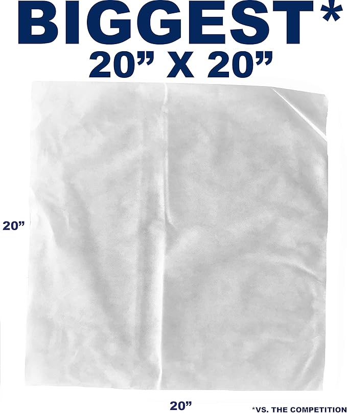 (50 Pack) Commercial Cold Brew Coffee Filters, 20" x 20" For 5-Gallon Commercial Model Cold Brew Coffee Makers and Systems