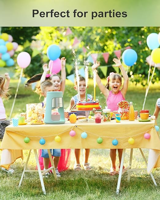 CROWNFUL Shaved Ice Machine, Snow Cone Machine with 2 Ice Cups, Ice Shaver Machine for Snow Cones, Snowballs, Frozen Cocktails and More, Easy to DIY with Snow Cone Syrup at Home,Gifts for Men&Women
