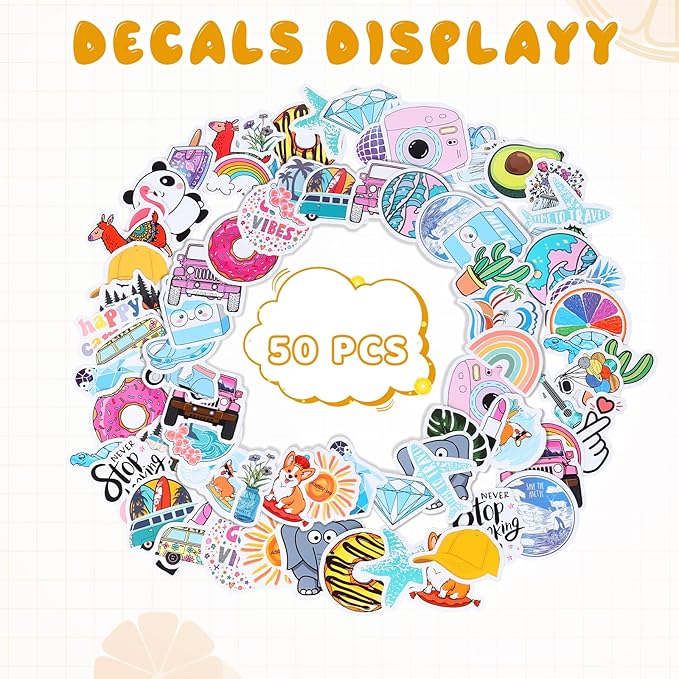 30 Pcs Drink Buckets with Lids and Straws for Parties 15x 23oz + 15x 32oz Cocktails Buckets Reusable Clear Plastic Food Containers with 50 Pcs Summer Stickers