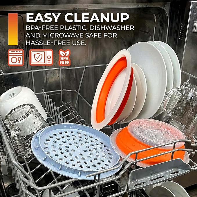 CanCooker Collapsible Plastic Batter Bowl | Mess-Free Breading Shaker Container & Mixer | Ideal for Fish Fry, Fried Chicken, Onion Rings, Wings & More