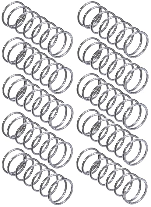 OCS Parts Stainless Steel Pancake Dispenser Replacement Springs | 10-Pack | Replaces Belshaw K-0029NSF
