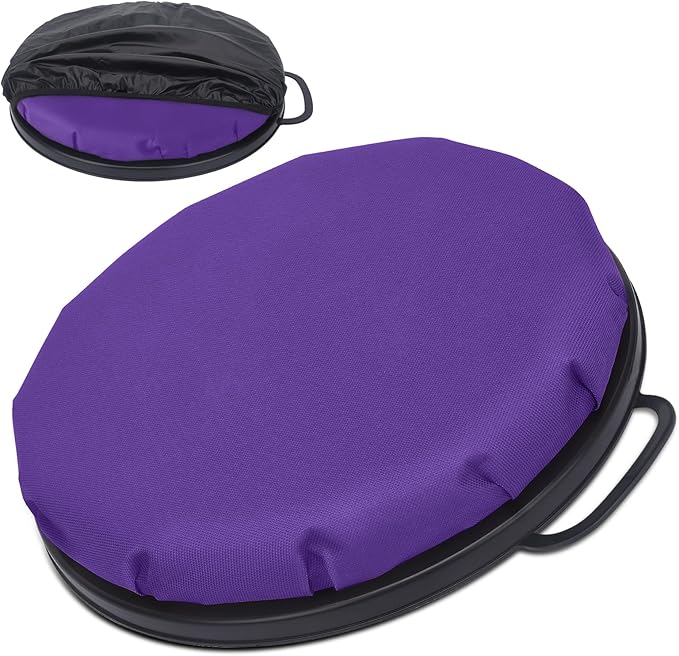 WarBull 5 Gallon Bucket Seat, 360-Degree Swivel Seat Foam Cushion Bucket Seat Lid with Waterproof Cover for Dove Duck Hunting, Fishing, Baseball, Gardening and Camping