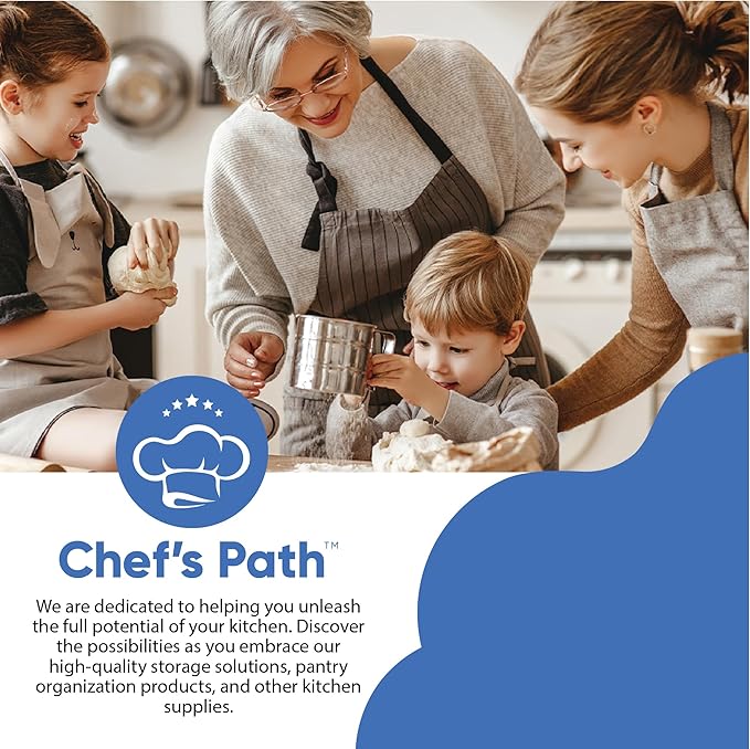 Chef's Path Silicone Air Fryer Liner: 8-inch Liners with Divider for Air Fryers - Reusable Inserts are Foldable, Making The Airfryer Basket Easy to Clean. Safe for Microwave Oven Use.
