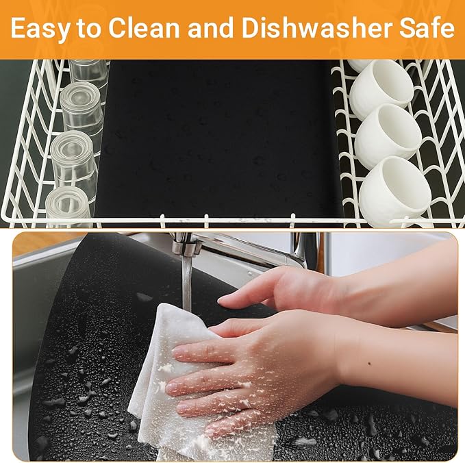 4-Pack Fiberglass Air Fryer Mats 12"x12.6" For Ninja DCT451 Compatible Oven Liners for Bottom of OvenReusable & Heavy-Duty for Even Cooking