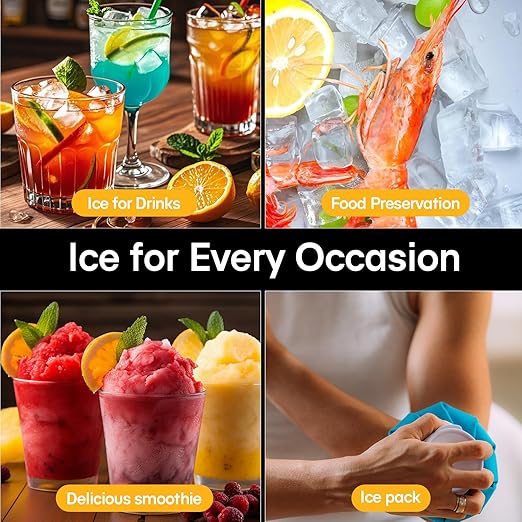 Nugget Ice Maker Countertop, Portable Ice Makers Machine with Removable Basket and Scoop, Self-Cleaning, Quiet, 6-Min Ready, 24lbs in 24Hrs, Visible, for Home, Party, RV, Camping, White