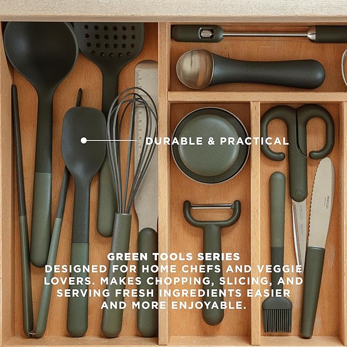 EVA SOLO | Green Tools serving Spoon | Small | Danish Design & Functionality | Green