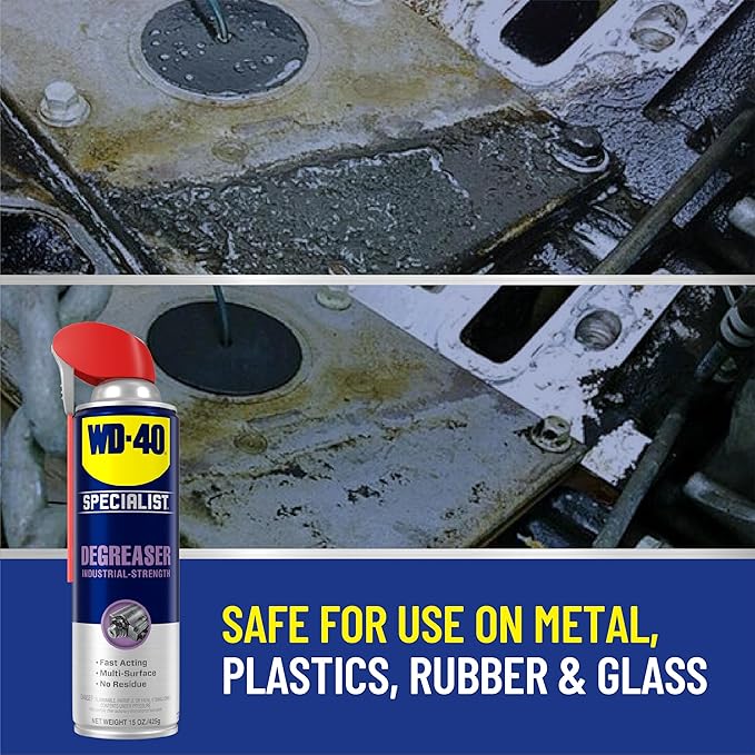 WD-40 Specialist Degreaser, Industrial-Strength, 15 OZ [6-Pack]