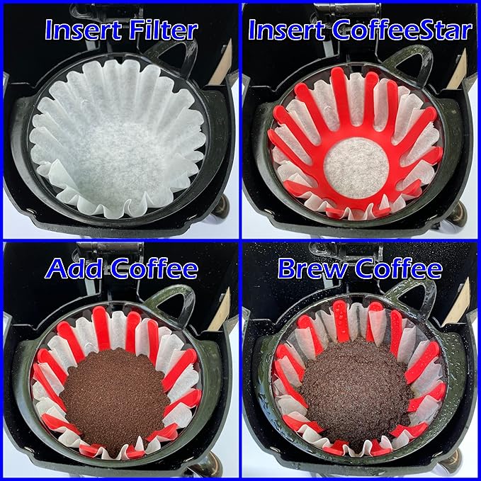 CoffeeStar – Reusable Coffee Filter Stabilizer