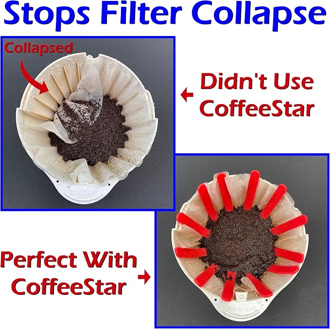 CoffeeStar – Reusable Coffee Filter Stabilizer
