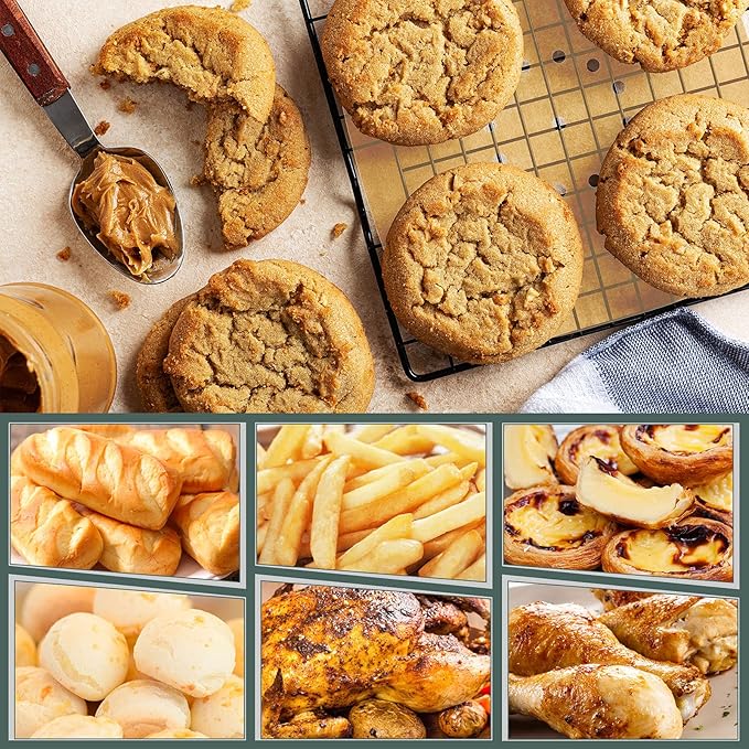 200pcs Air Fryer Parchment Paper Disposable Liner 8.5inch, Premium Perforated for Air Fryer, Streamer, Pans, No Burn, Easy Cleanup