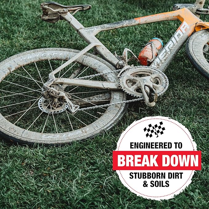 Finish Line EcoTech Bicycle Degreaser for Bikes, Biodegradable Soy-Based Cleaner for Chains, Gears, and Components, Safe on Rubber, Plastic, and Painted Surfaces, For Tough Grease - 20oz - Pour Can
