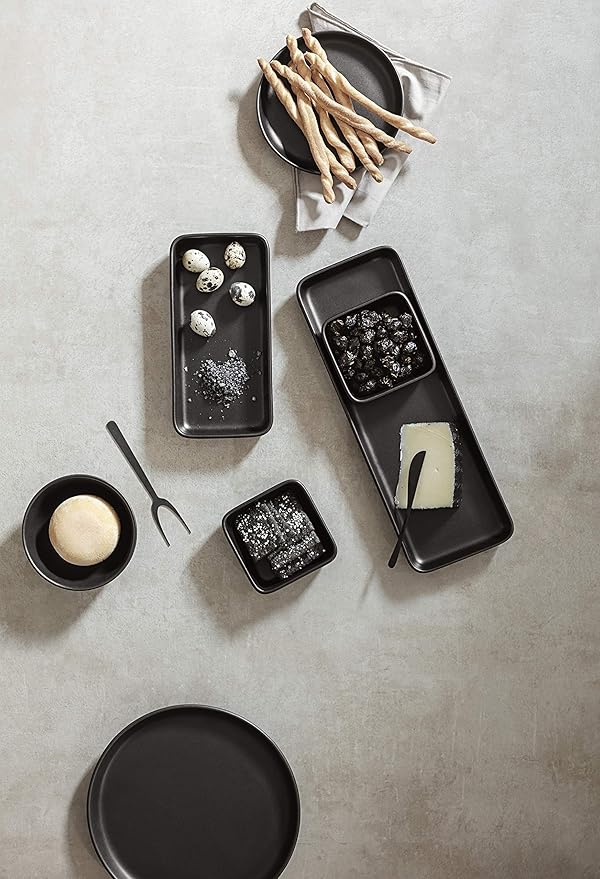 Eva Solo | Nordic Kitchen Stoneware Square Dish | 11x11cm | Danish Design & Functionality | Tools Kitchen Gadgets & Accessories