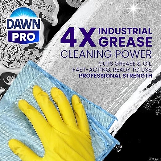 Dawn PRO Industrial Surface Degreaser, Bulk Foaming Spray for Cleaning Grease Buildup in Commercial Kitchens, 32 fl oz (Case of 6)