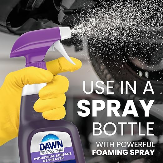 Dawn PRO Industrial Surface Degreaser, Bulk Foaming Spray for Cleaning Grease Buildup in Commercial Kitchens, 32 fl oz (Case of 6)