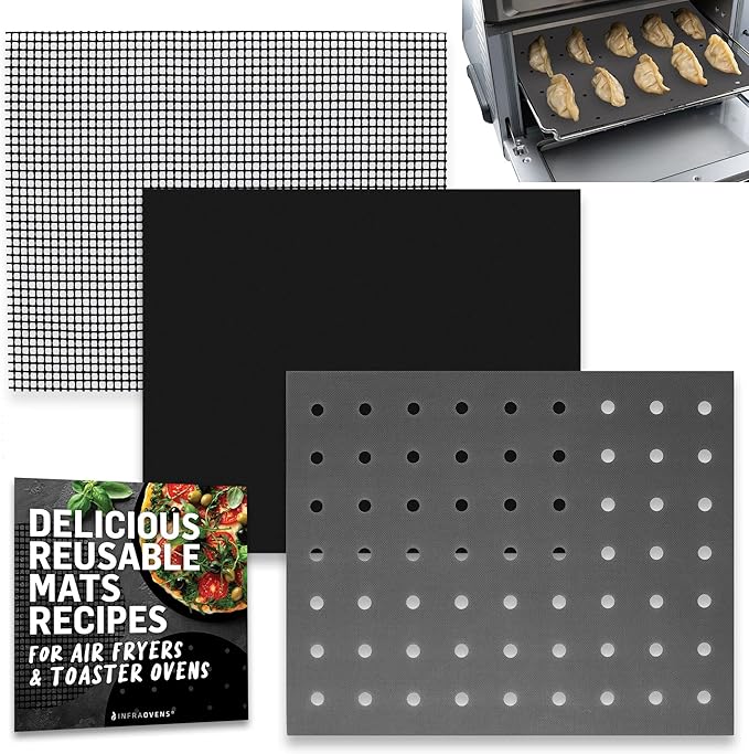 Reusable Liners for Toaster Compatible with Ninja Foodi XL Pro DT200, Double Oven with FlexDoor, Prestige Smart, Double Stack Countertop Oven, Liner for Trays and Racks